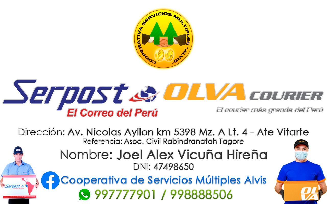 Modelo de envío Olva Courier